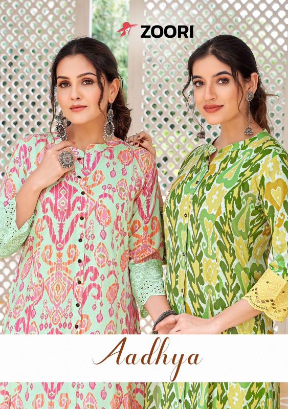 ZOORI Adhya lace kurtis online india Wholesale catalog