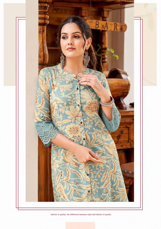 ZOORI Adhya lace kurtis online india Wholesale catalog