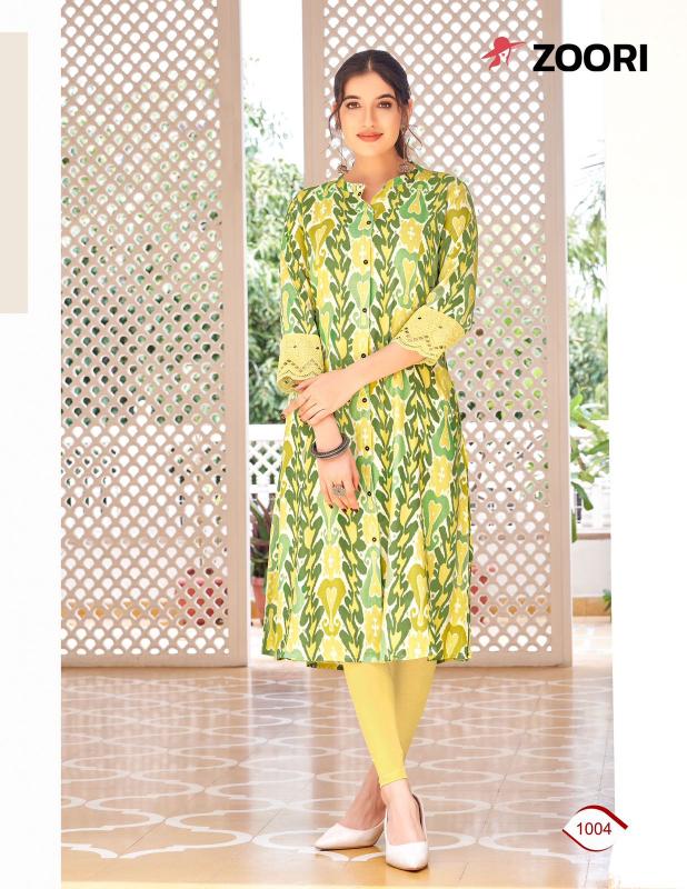 ZOORI Adhya lace kurtis online india Wholesale catalog