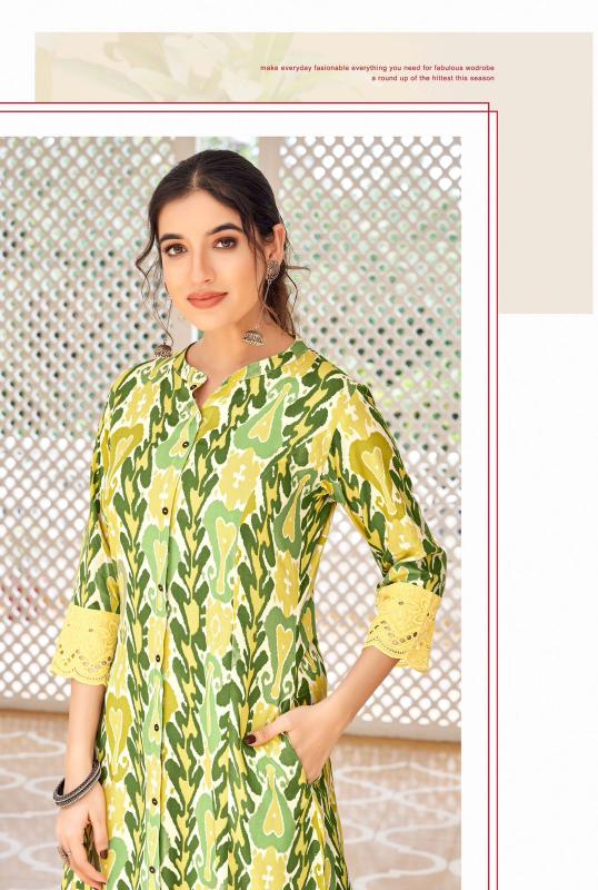 ZOORI Adhya lace kurtis online india Wholesale catalog