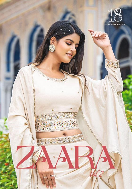 18 Attitude Zaara Vol 2 designer party wear kurtis online india