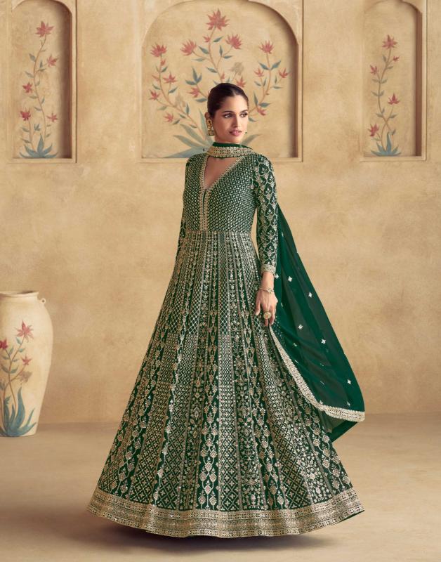 Aashirwad Maharani Georgette Gown Front Open Kurtis Online Shopping India