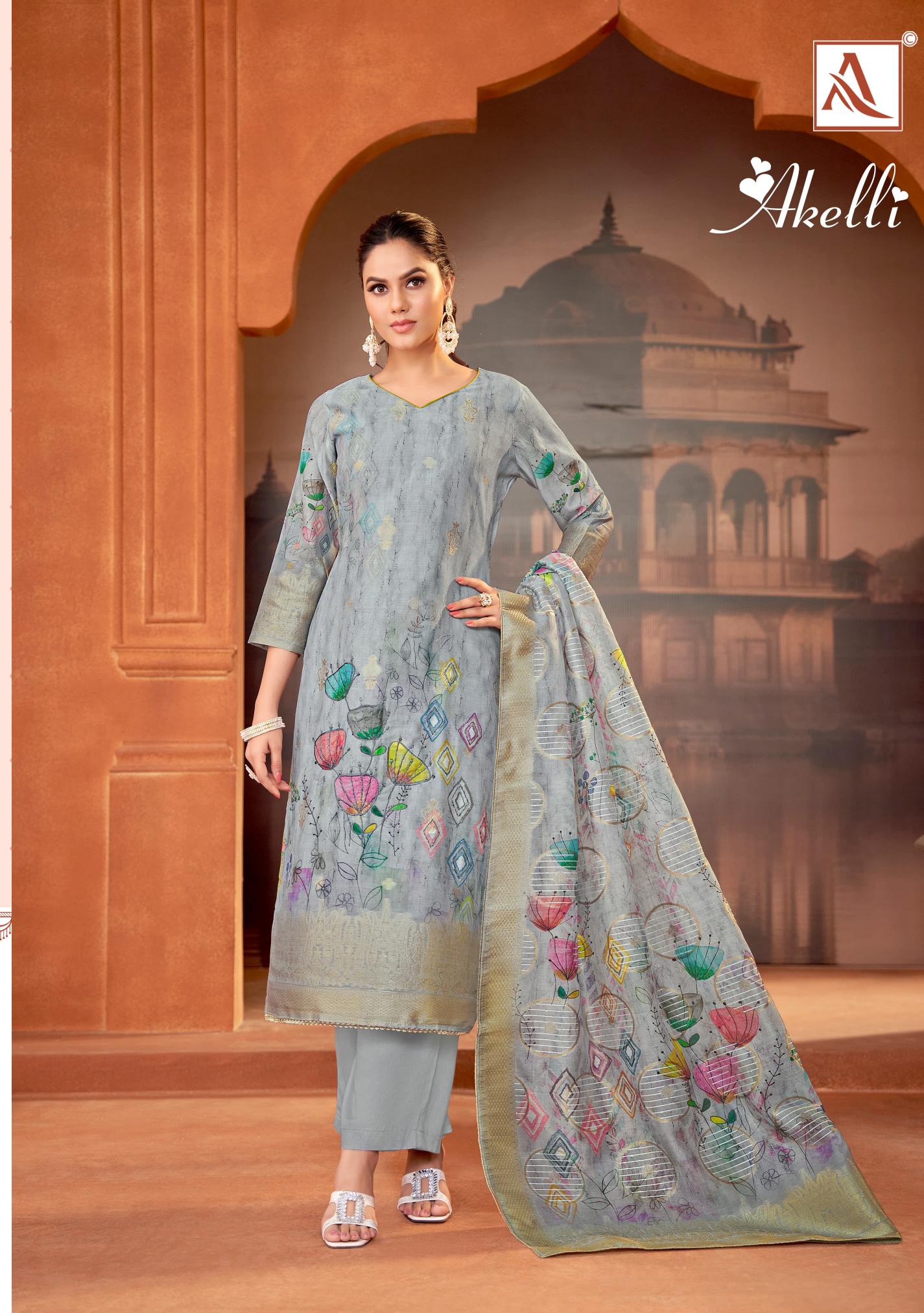 Alok Akelli Wholesale Dress Material Shops in Ernakulam