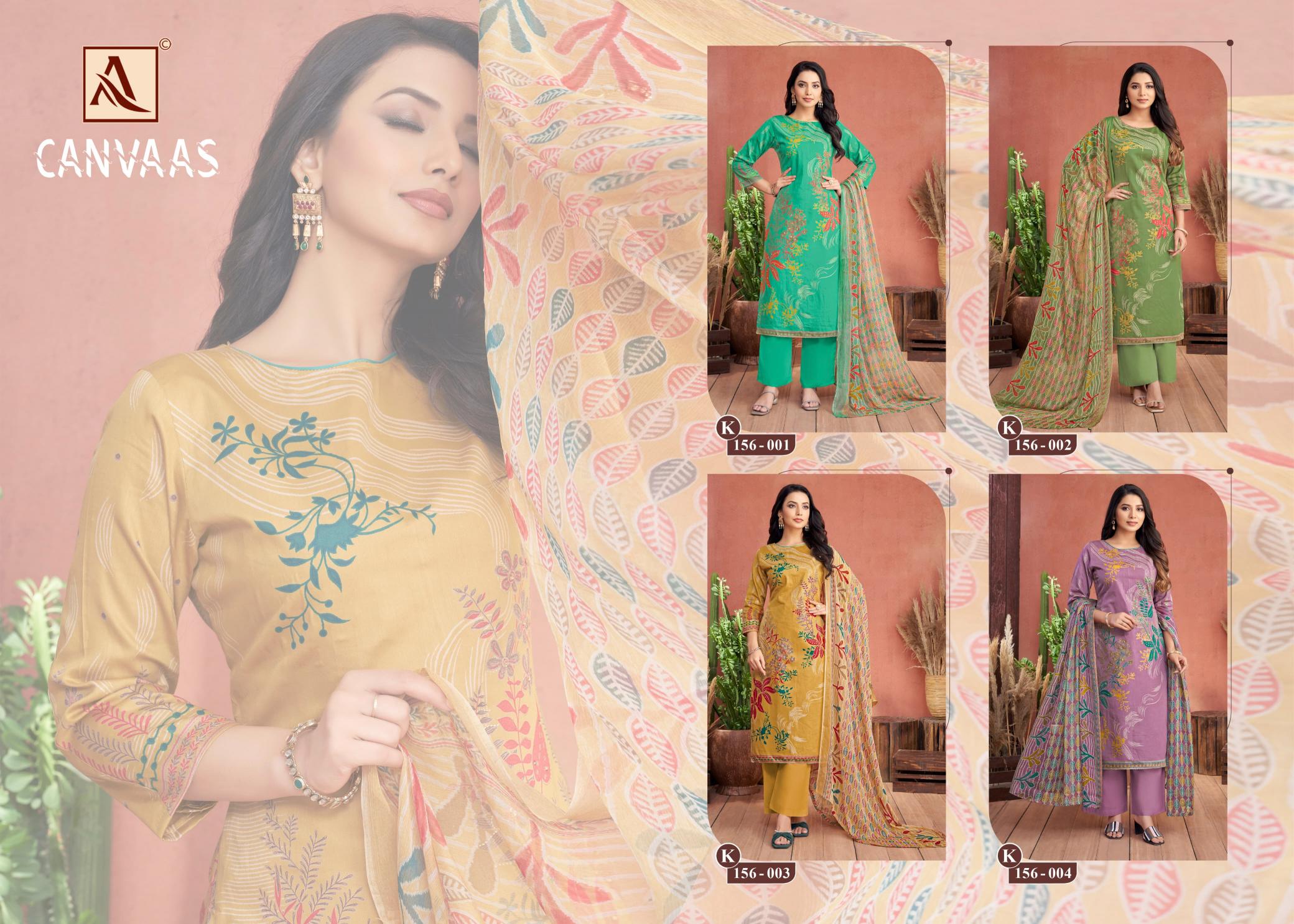 Alok Canvaas Dress Material Wholesale Market Online