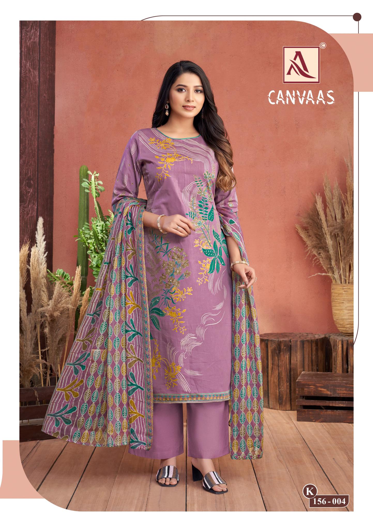 Alok Canvaas Dress Material Wholesale Market Online