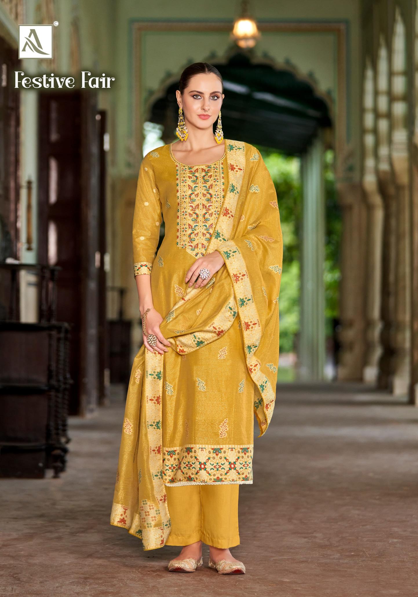 Alok Festive Fair Dress Material wholesale market in delhi