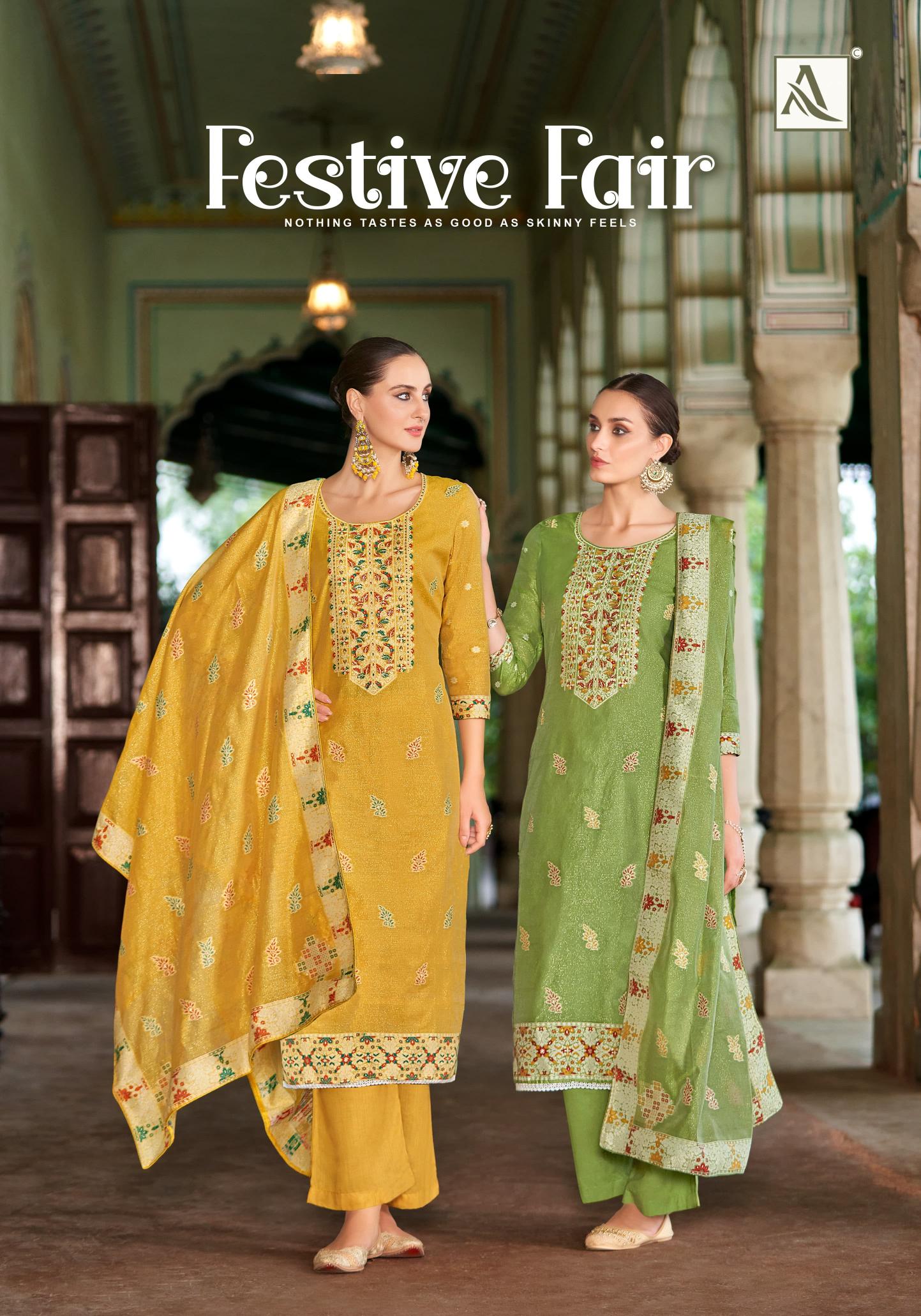 Alok Festive Fair Dress Material wholesale market in delhi