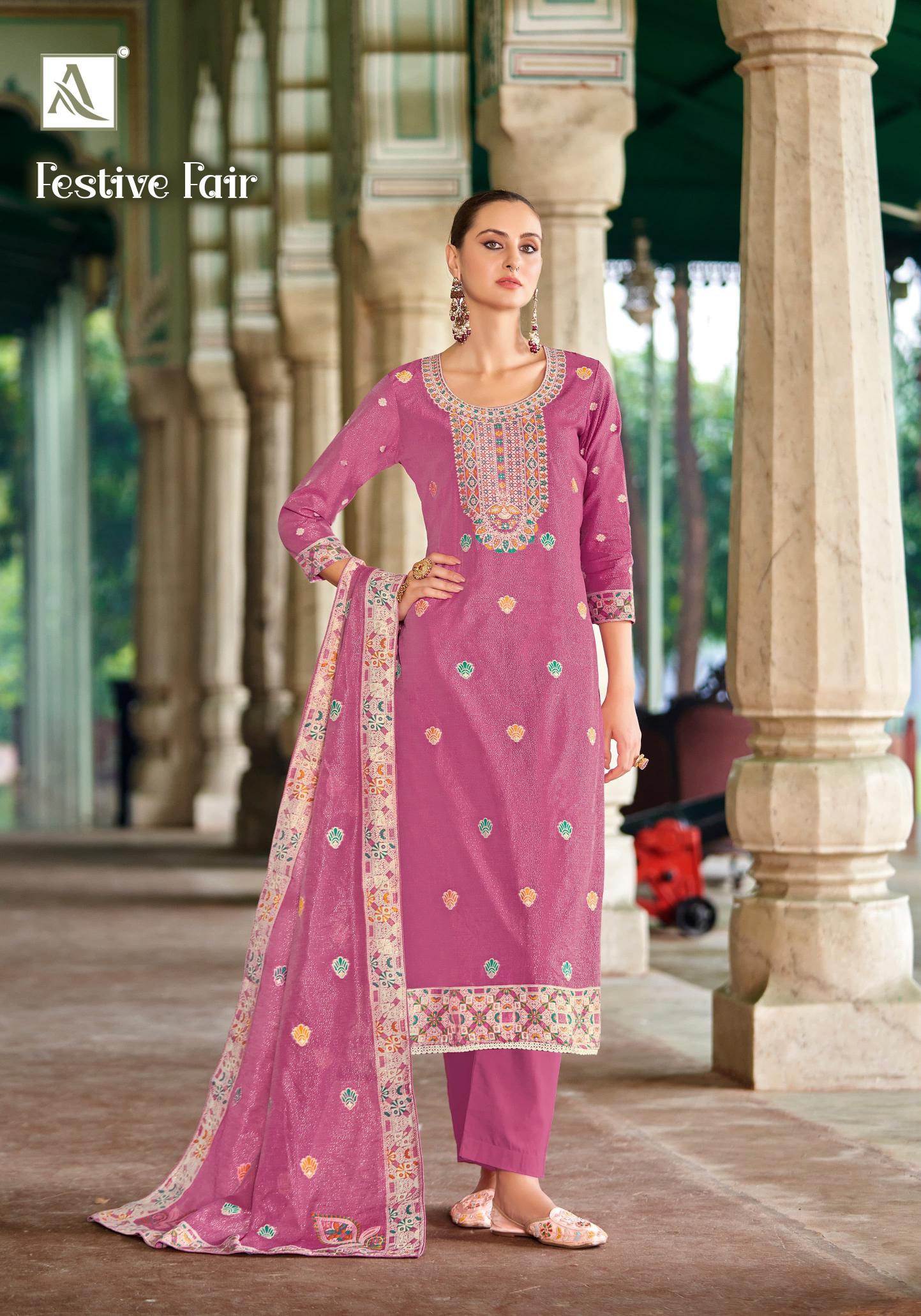 Alok Festive Fair Dress Material wholesale market in delhi