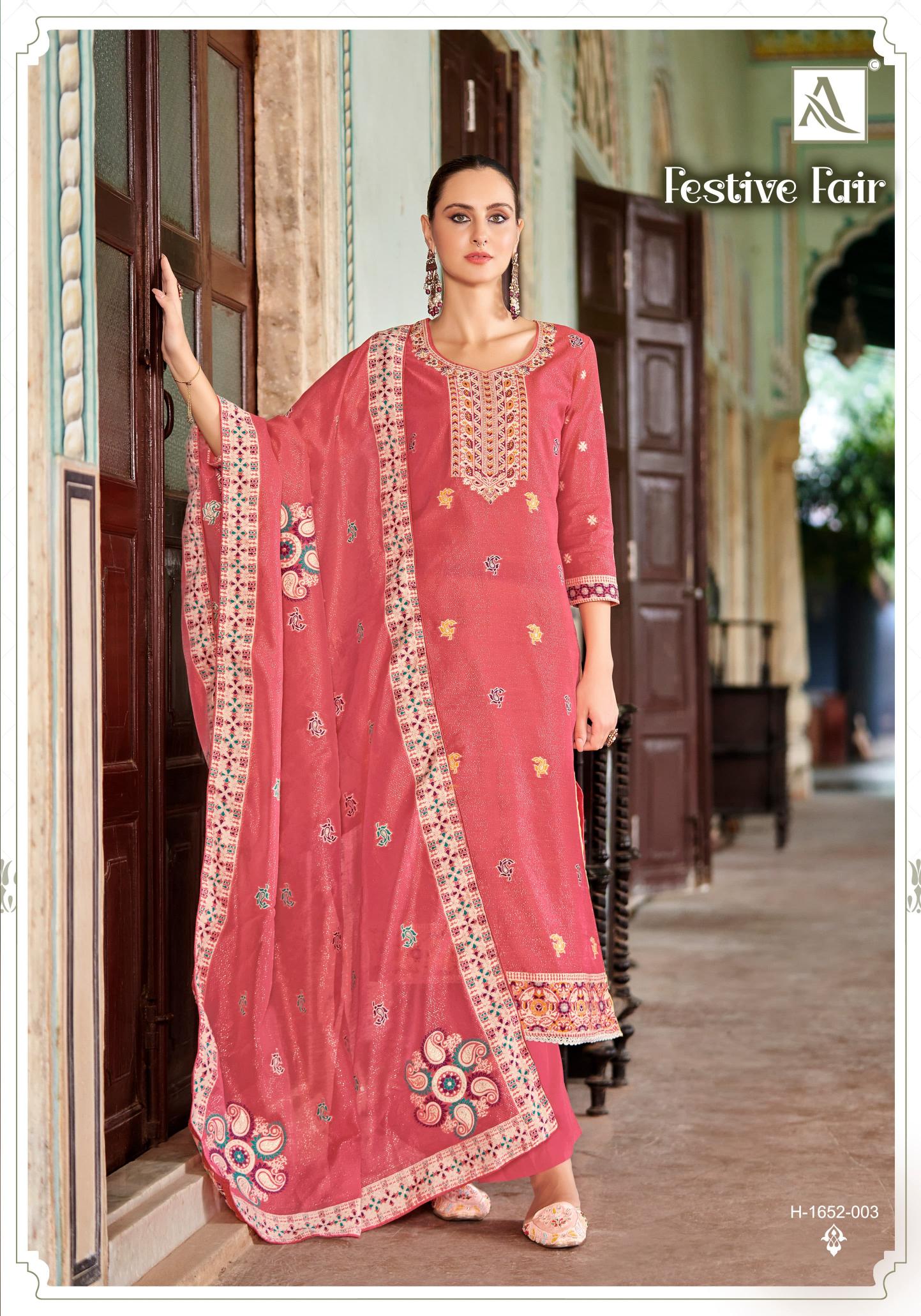 Alok Festive Fair Dress Material wholesale market in delhi