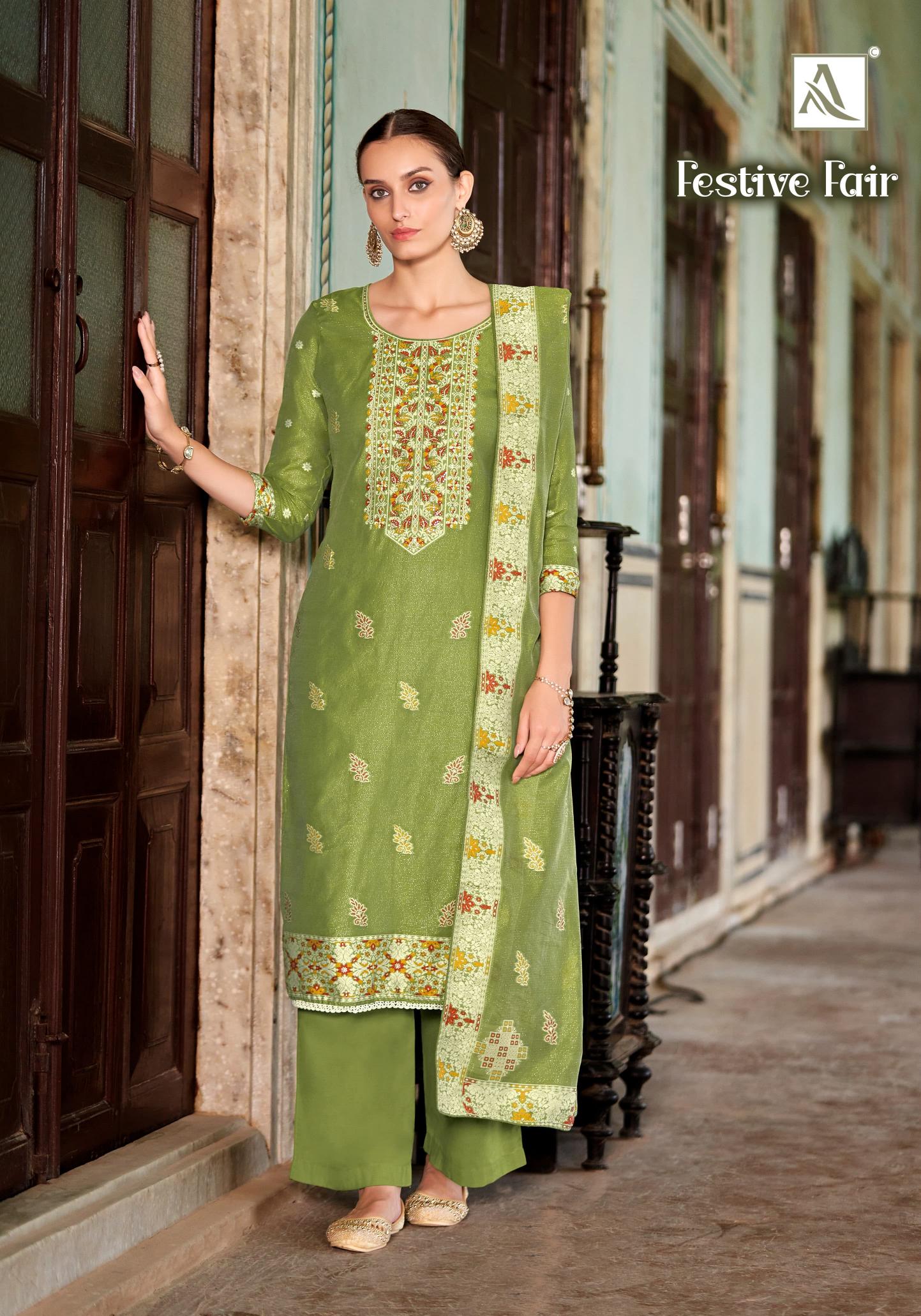 Alok Festive Fair Dress Material wholesale market in delhi
