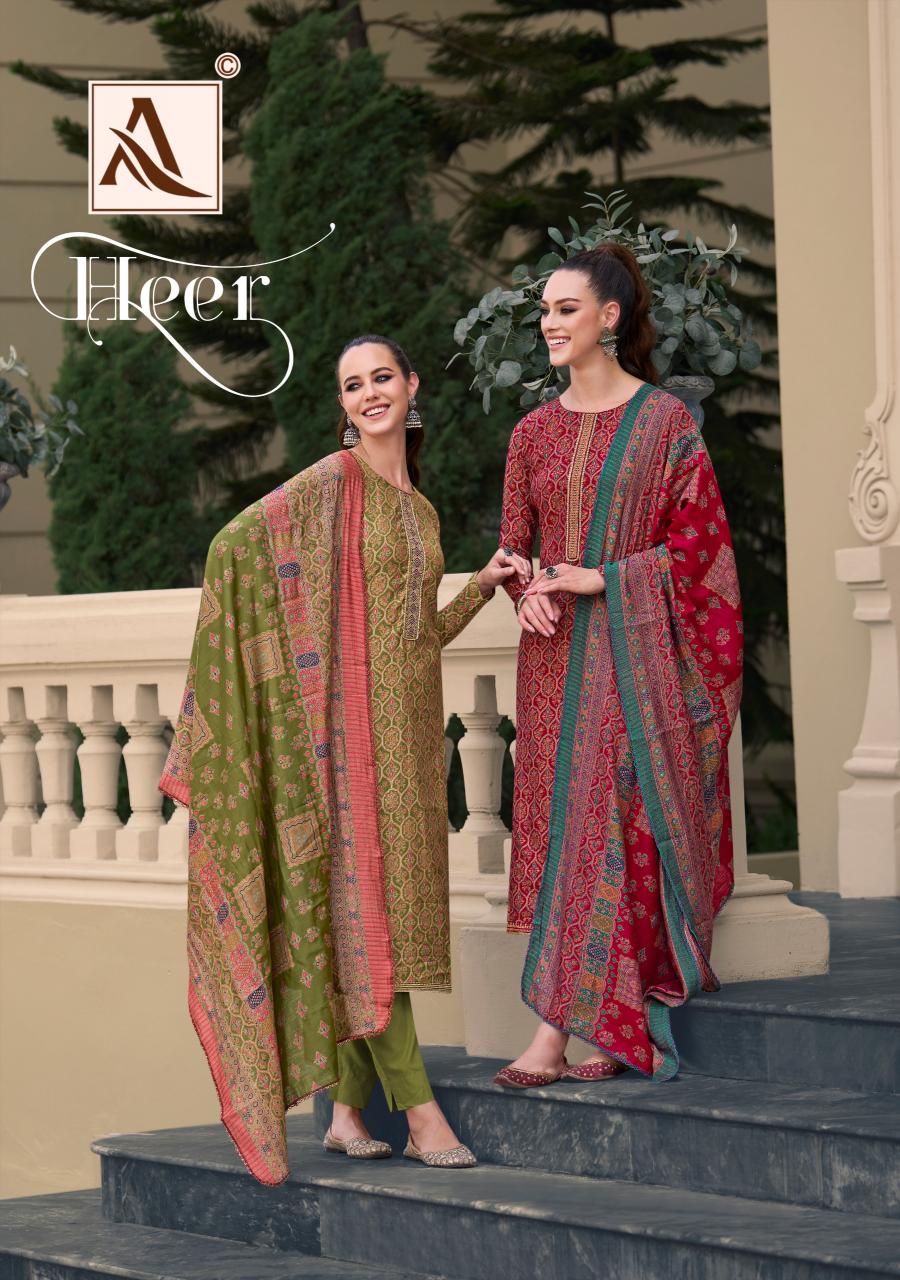 Alok Heer Wholesale Dress Material Suppliers in Mumbai
