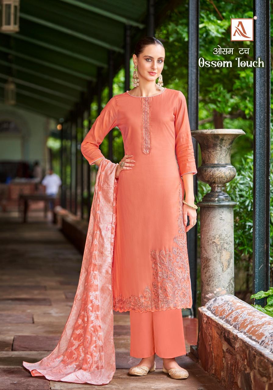 Alok Ossom Touch Wholesale Cotton Dress Material Catalogue