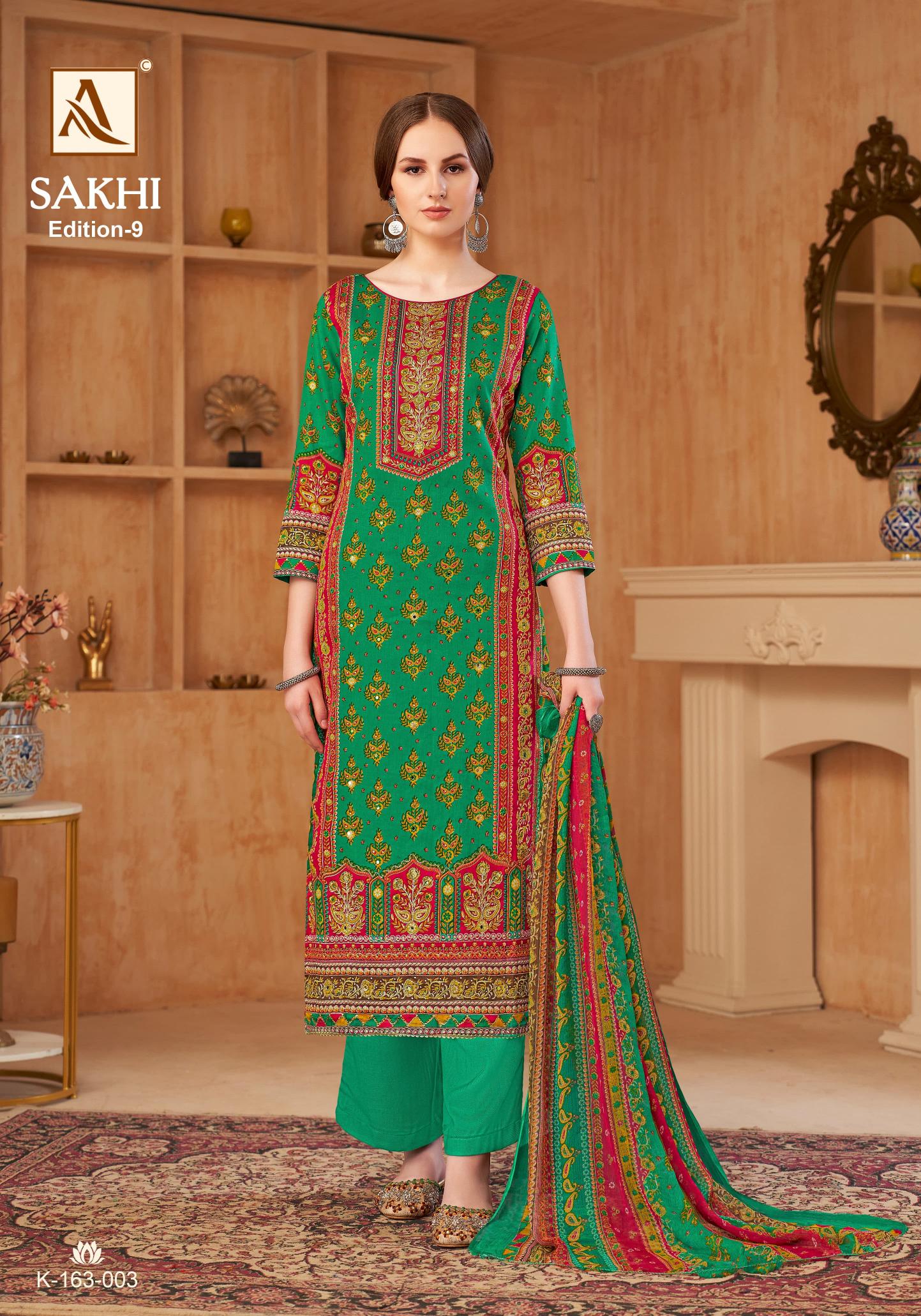 Alok Sakhi Vol 9 Wholesale Dress Material market in dadar