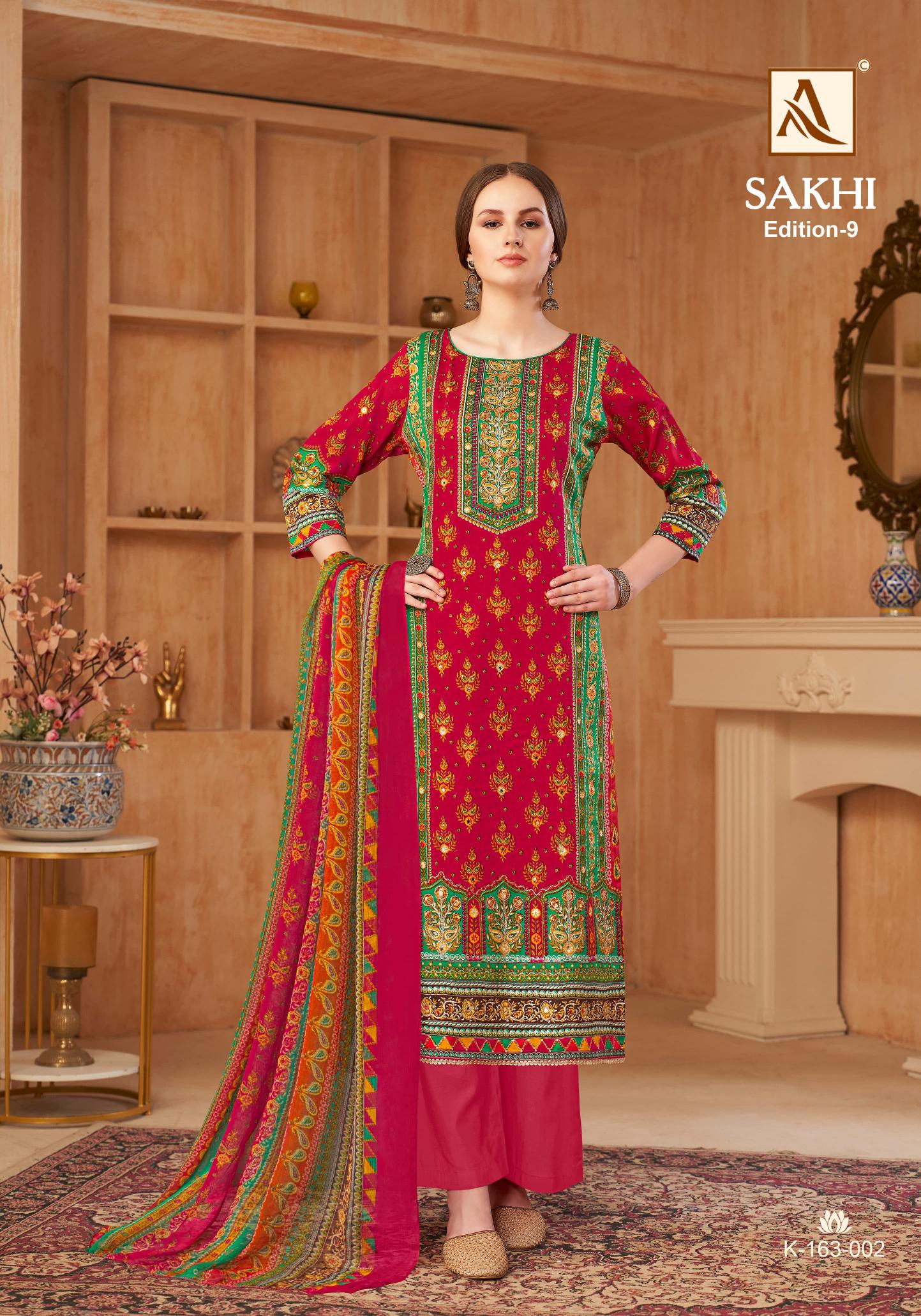 Alok Sakhi Vol 9 Wholesale Dress Material market in dadar
