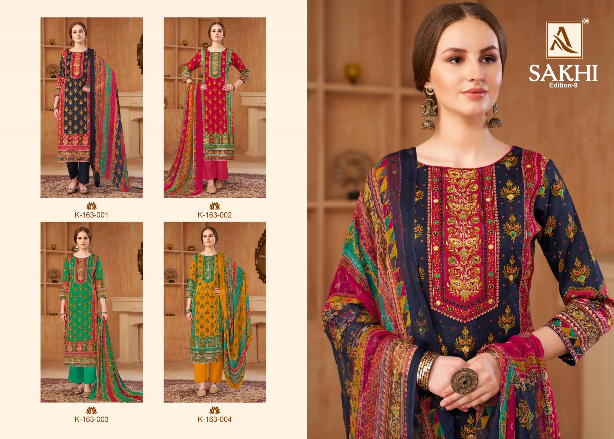 Alok Sakhi Vol 9 Wholesale Dress Material market in dadar