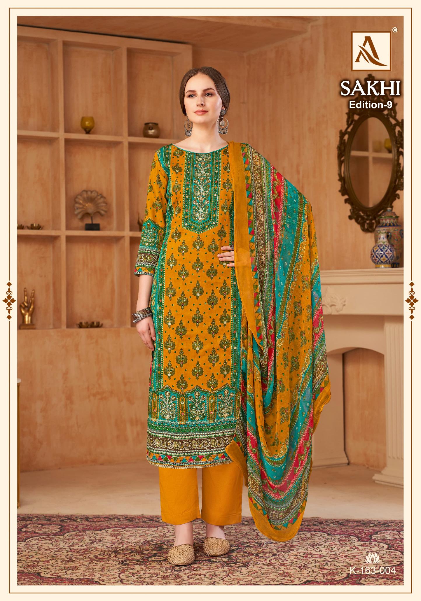 Alok Sakhi Vol 9 Wholesale Dress Material market in dadar