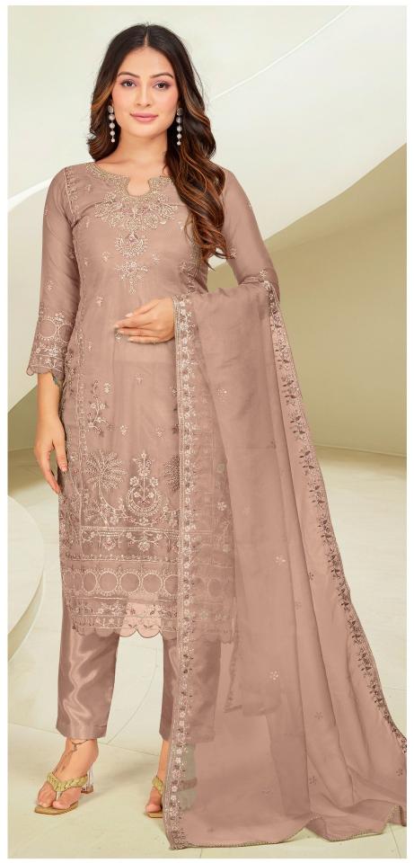 Alzohaib Az 1047 A To D Organza Pakistani Suits Wholesale Catalog