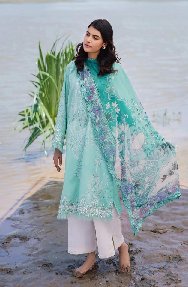 Alzohaib M Basics 2 Chiffon Dupatta Pakistani Suits Wholesale Catalog