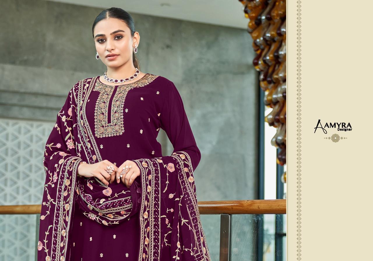 Amyra Aaina Vol 11 Georgette Salwar Kameez Wholesale Catalog