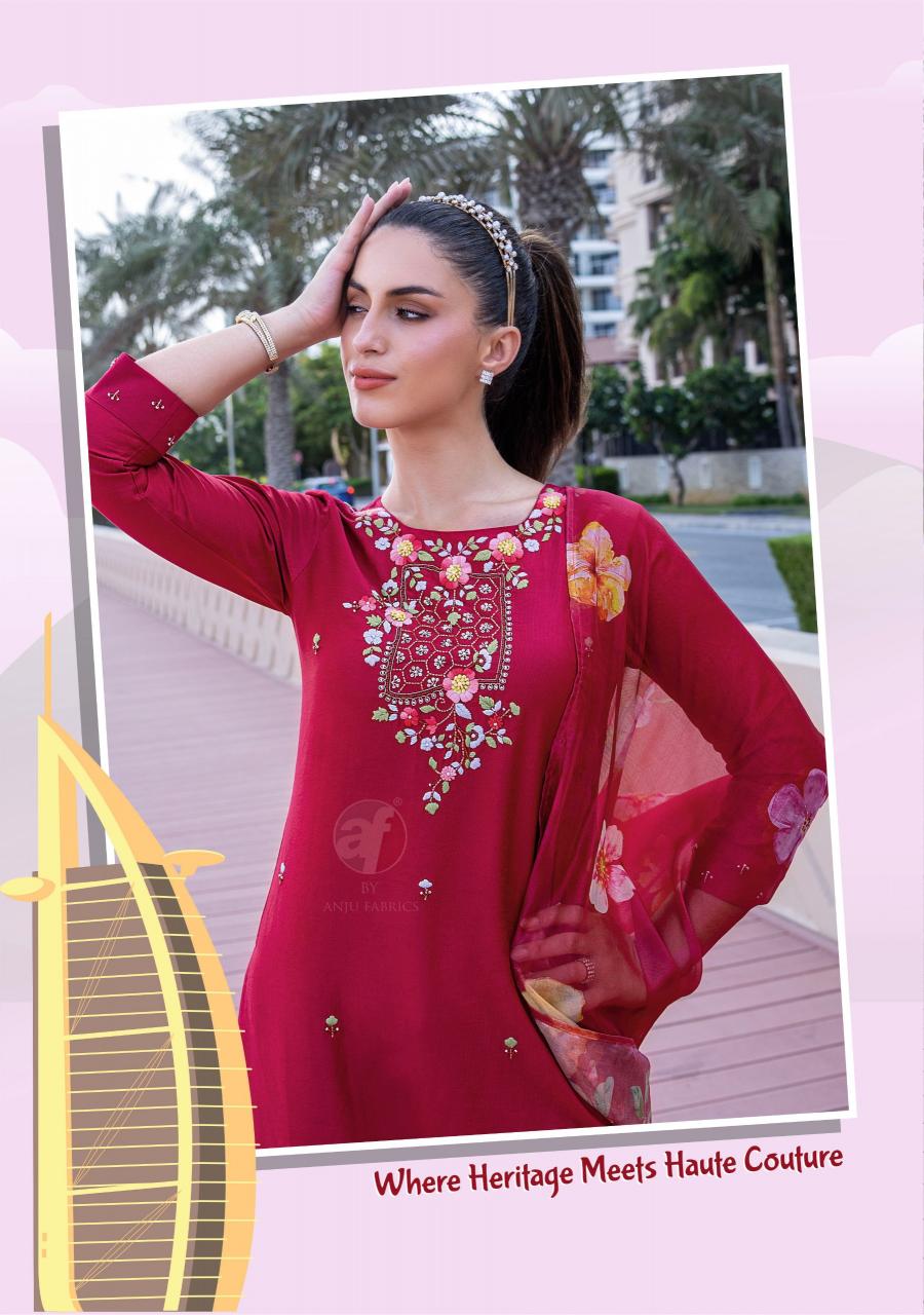 Anju Fabrics Gazal vol 5 Handloom Kurtis India