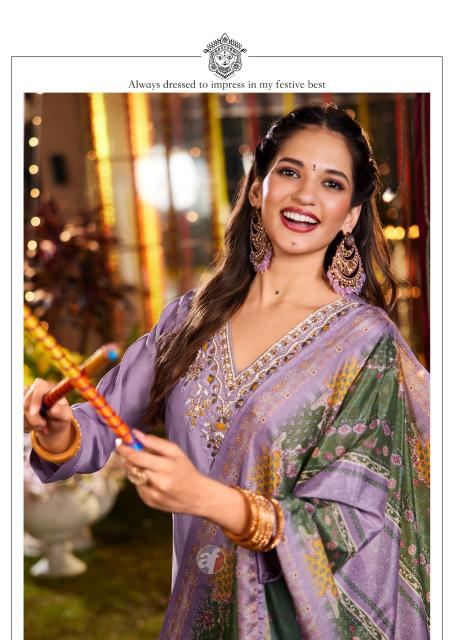 Anju Fabrics Shararat vol -8 Lavender Kurti Online India