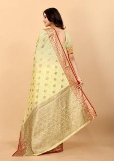 Sabella murthy yellow Soft Silk Surat Sarees Wholesale Shops in Chennai