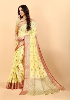 Sabella murthy yellow Soft Silk Surat Sarees Wholesale Shops in Chennai