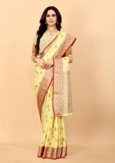 Sabella murthy yellow Soft Silk Surat Sarees Wholesale Shops in Chennai