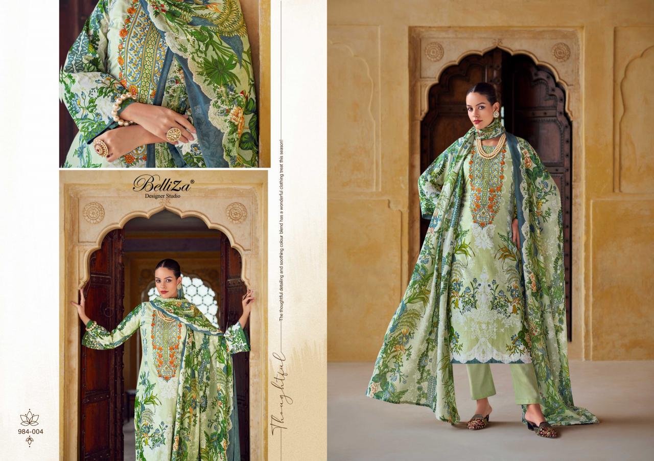 Belliza Riwayat Vol 5 Digital Printed pakistani dress material wholesale in india