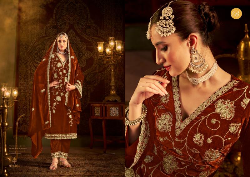 Belliza Winter Luxury Vol 2 Velvet Salwar Kameez Wholesale Catalog