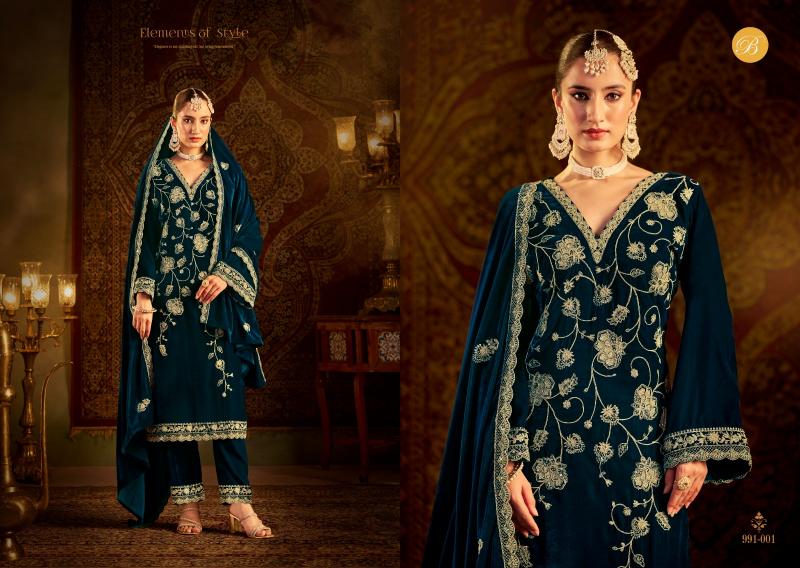 Belliza Winter Luxury Vol 2 Velvet Salwar Kameez Wholesale Catalog