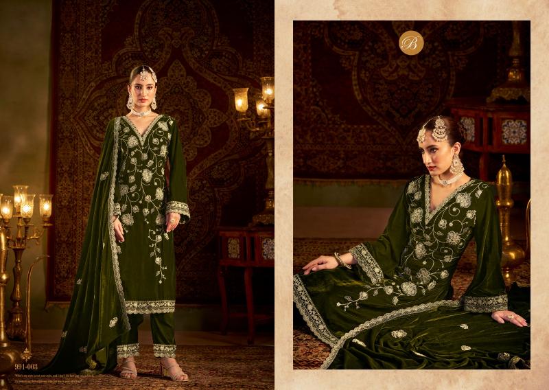 Belliza Winter Luxury Vol 2 Velvet Salwar Kameez Wholesale Catalog