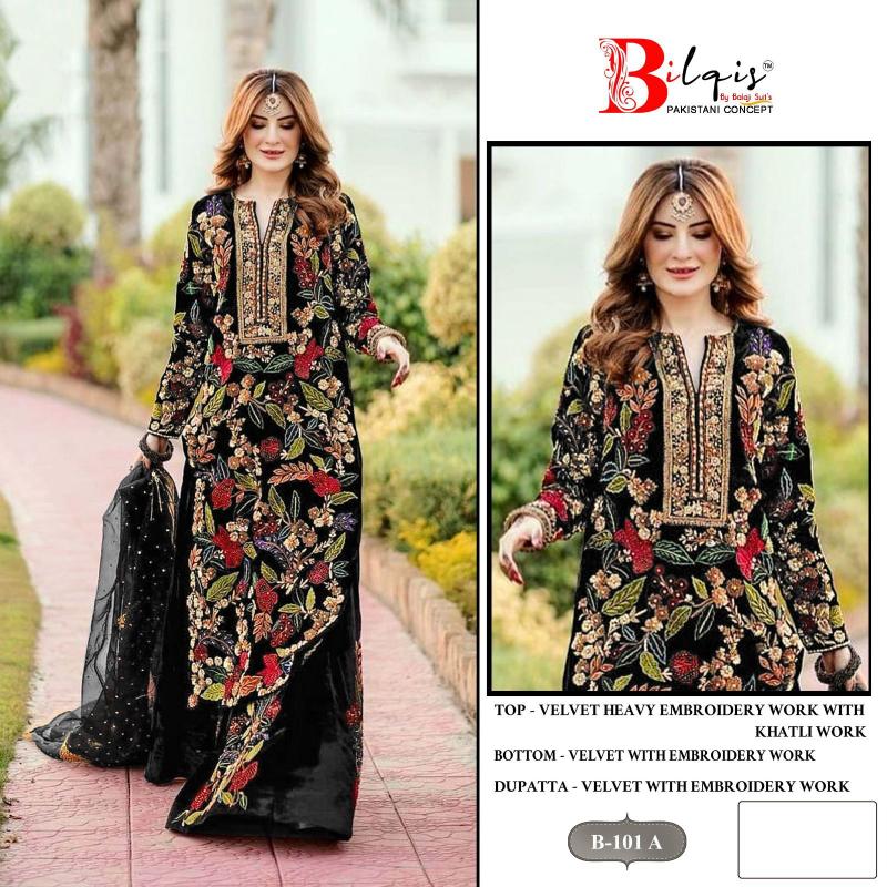 Bilqis B 101 A To D Salwar Kameez Wholesale Catalog