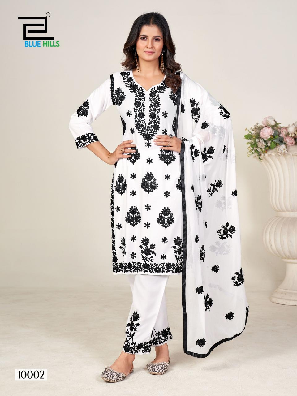 Blue Hills Black Bunny Vol 10 Mint Green Kurti Online India