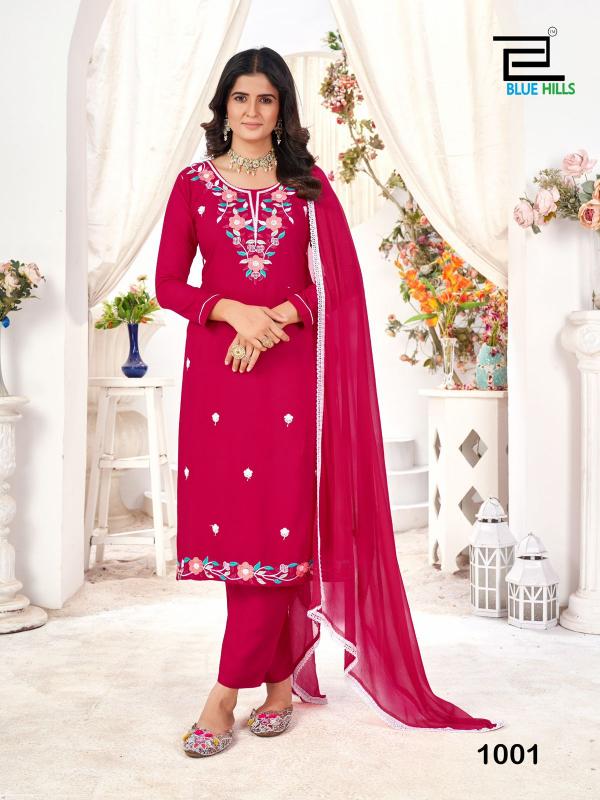 Blue Hills Saanvi Buy Catalogue Embroidered Kurtis Online India