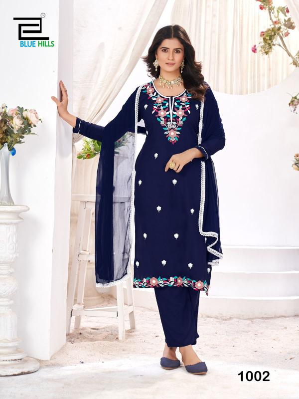 Blue Hills Saanvi Buy Catalogue Embroidered Kurtis Online India
