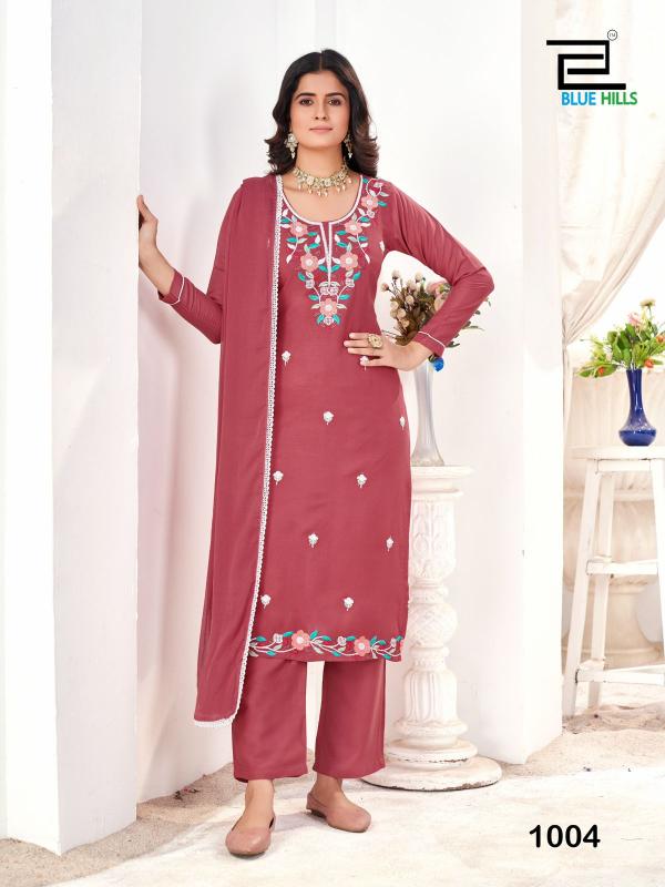 Blue Hills Saanvi Buy Catalogue Embroidered Kurtis Online India