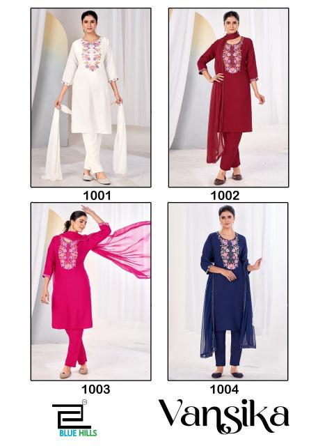 Blue Hills Vansika off white kurti online india 