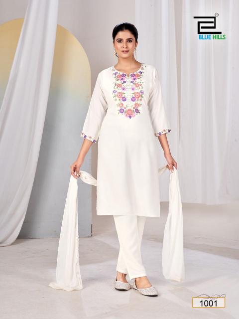 Blue Hills Vansika off white kurti online india 