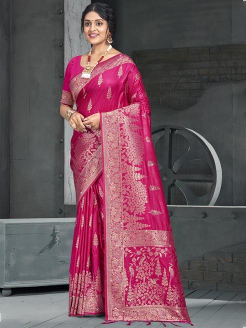 Bunawat Kamdhenu Vol 6 Silk Cotton Sarees Wholesale Surat