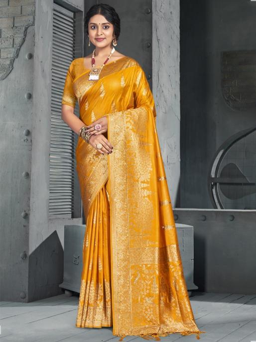 Bunawat Kamdhenu Vol 6 Silk Cotton Sarees Wholesale Surat
