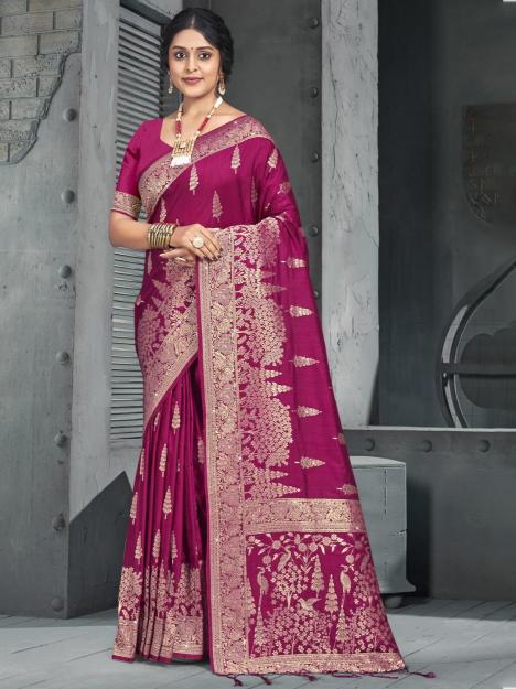 Bunawat Kamdhenu Vol 6 Silk Cotton Sarees Wholesale Surat