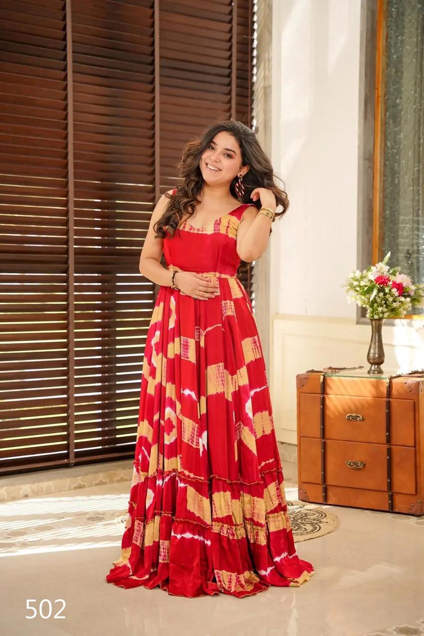 Clora Vol 5 Fancy Digital Printed Gown Kurti Wholesale Catalog