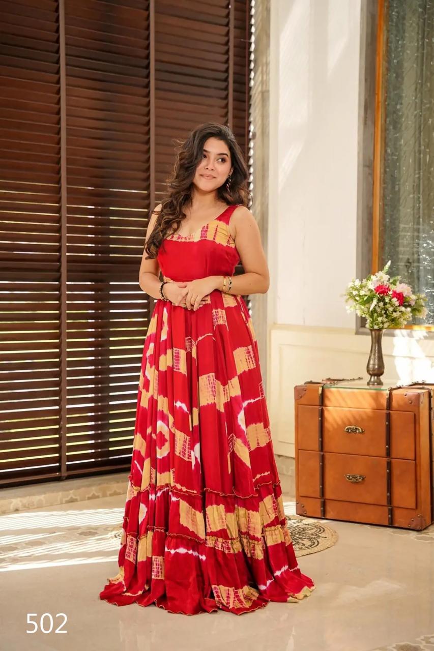 Clora Vol 5 Fancy Digital Printed Gown Kurti Wholesale Catalog