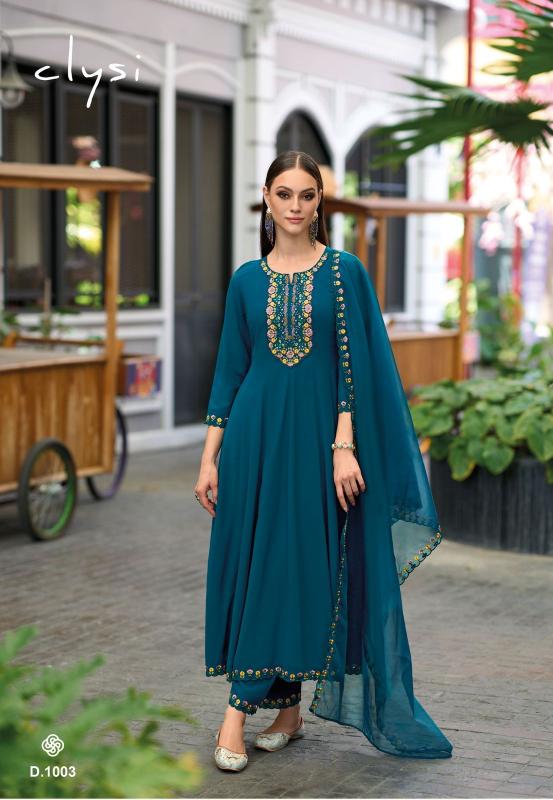Clysi shehzadi Long Plain Kurtis Online India