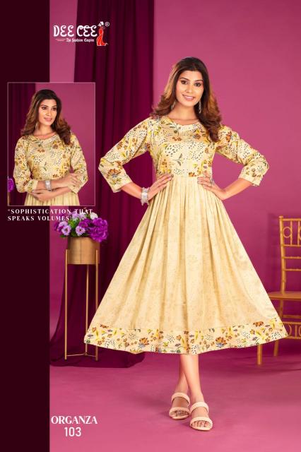 DeeCee ORGANZA Best Kurti brands in india quora