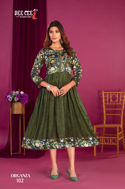 DeeCee ORGANZA Best Kurti brands in india quora