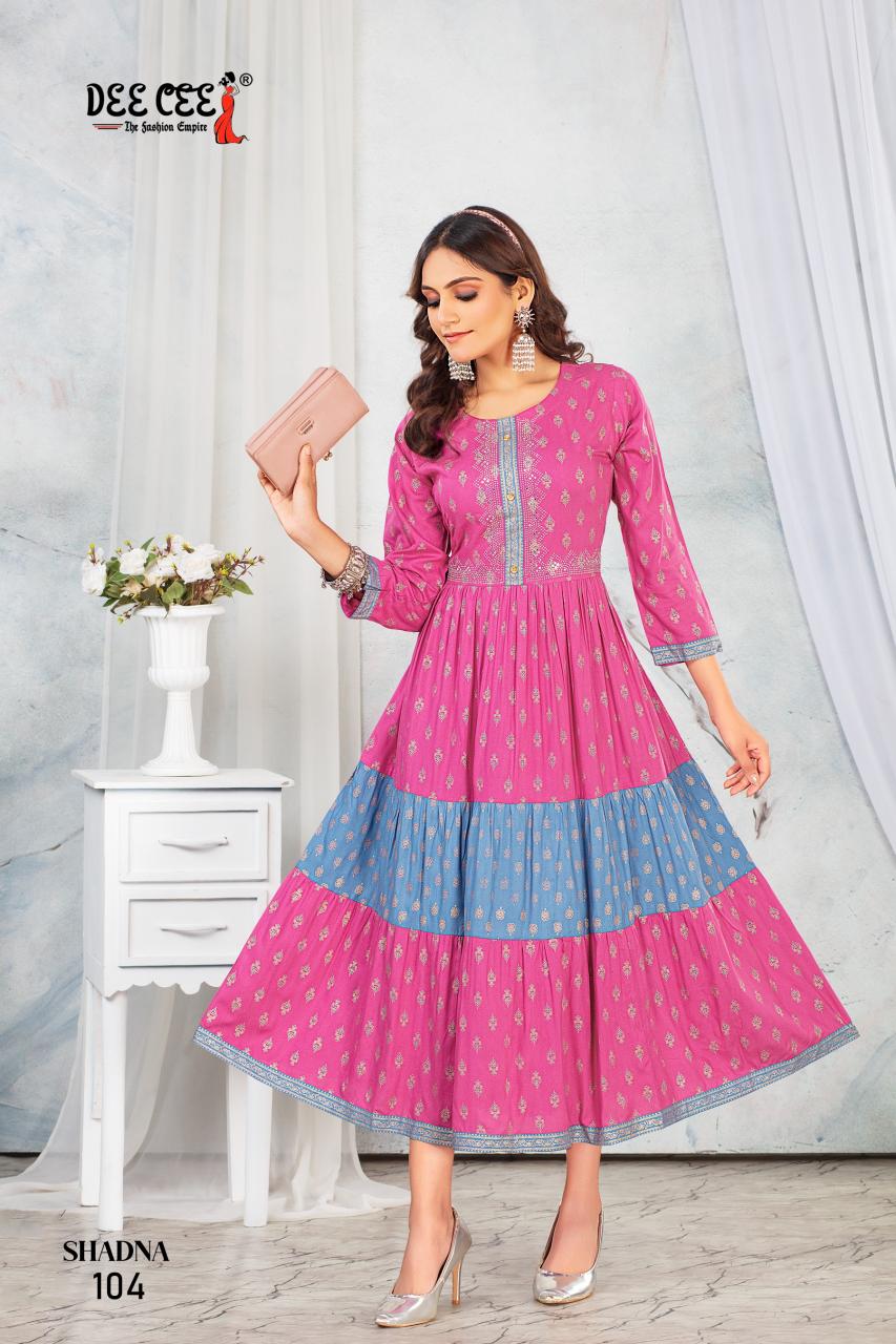 Deecee Shadna Layered Kurti to buy online india