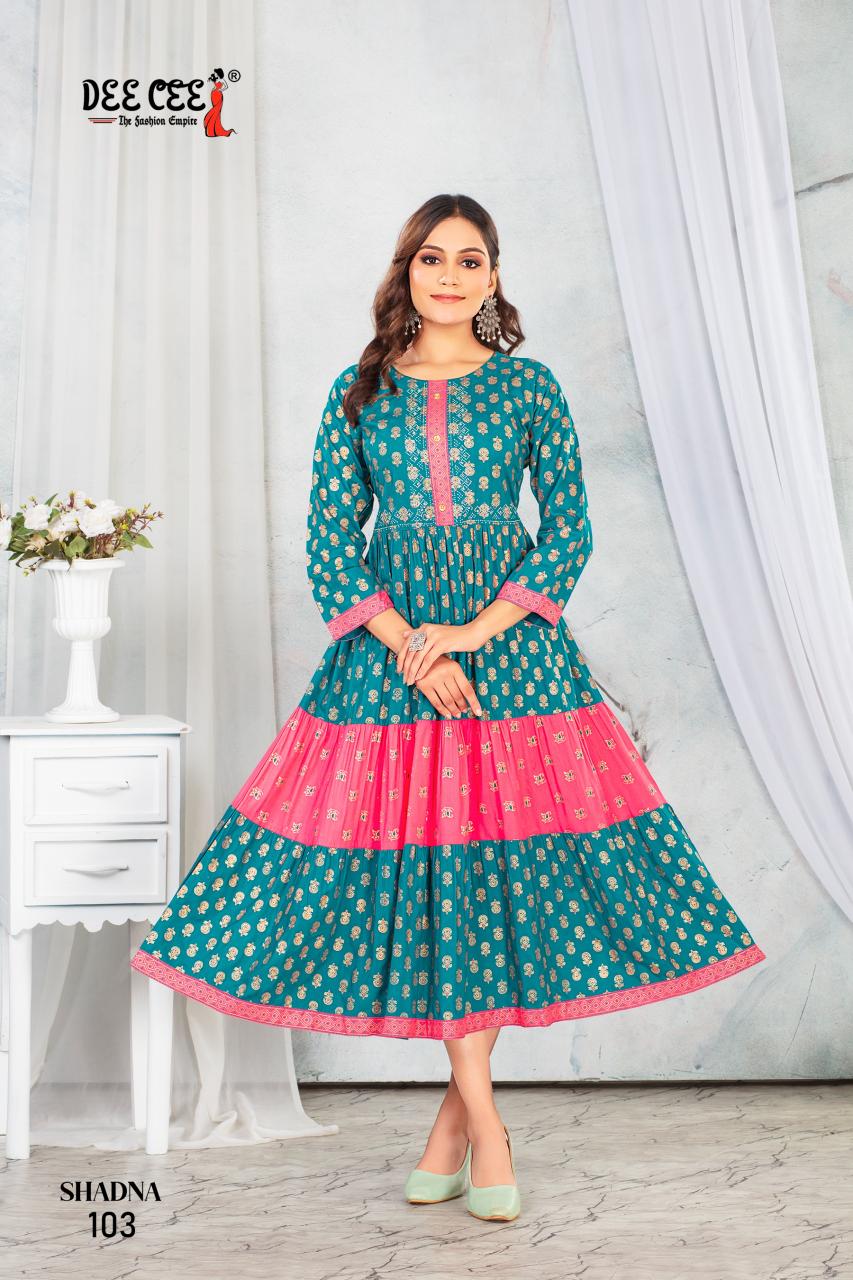 Deecee Shadna Layered Kurti to buy online india