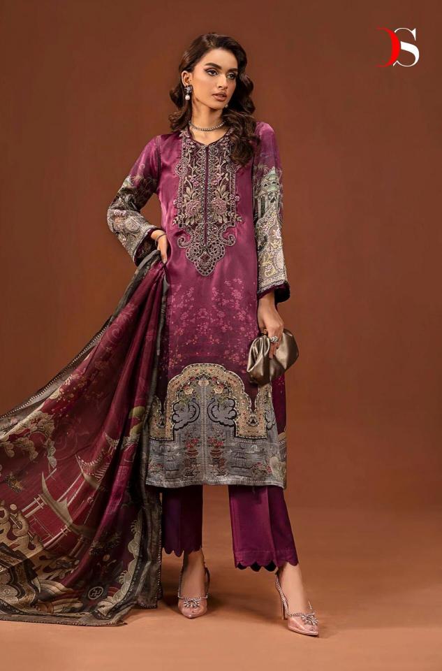 Deepsy Mariab Silk Embroidered Pakistani Wholesale Catalog